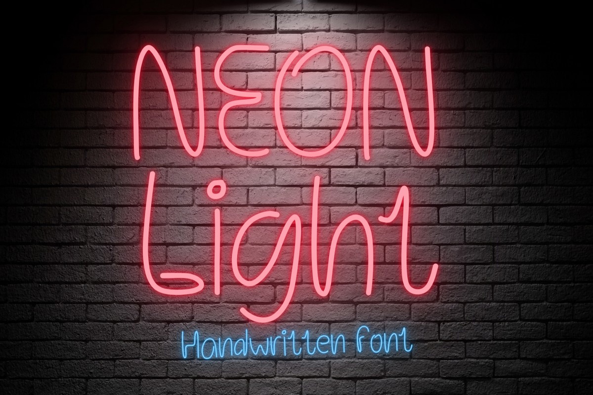 Neon Light Font