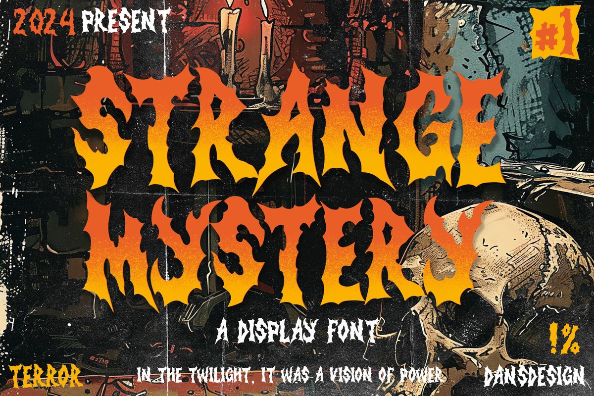 Strange Mystery Font