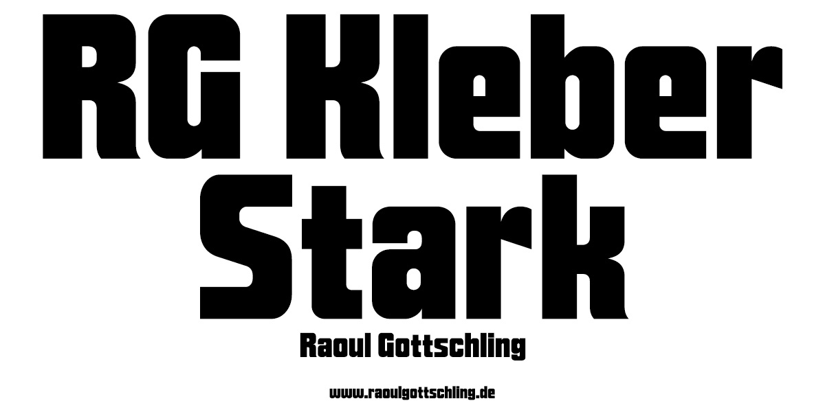 RG Kleber Font