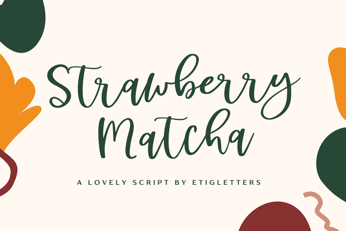 Strawberry Matcha Font