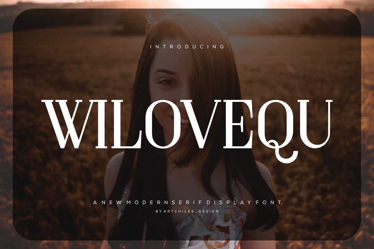 Wilovequ Font
