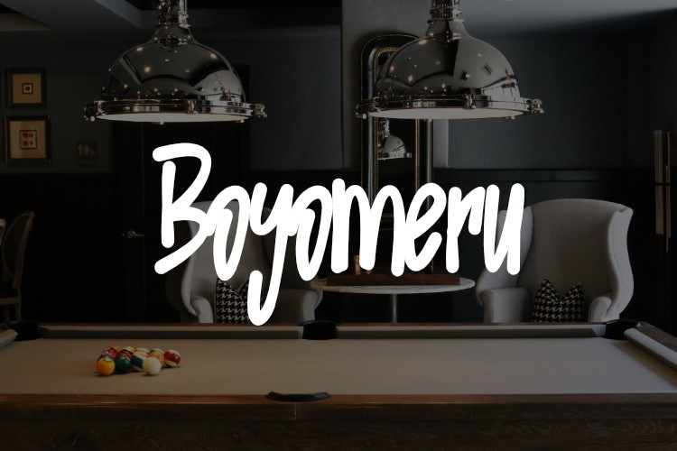 Boyomeru Font