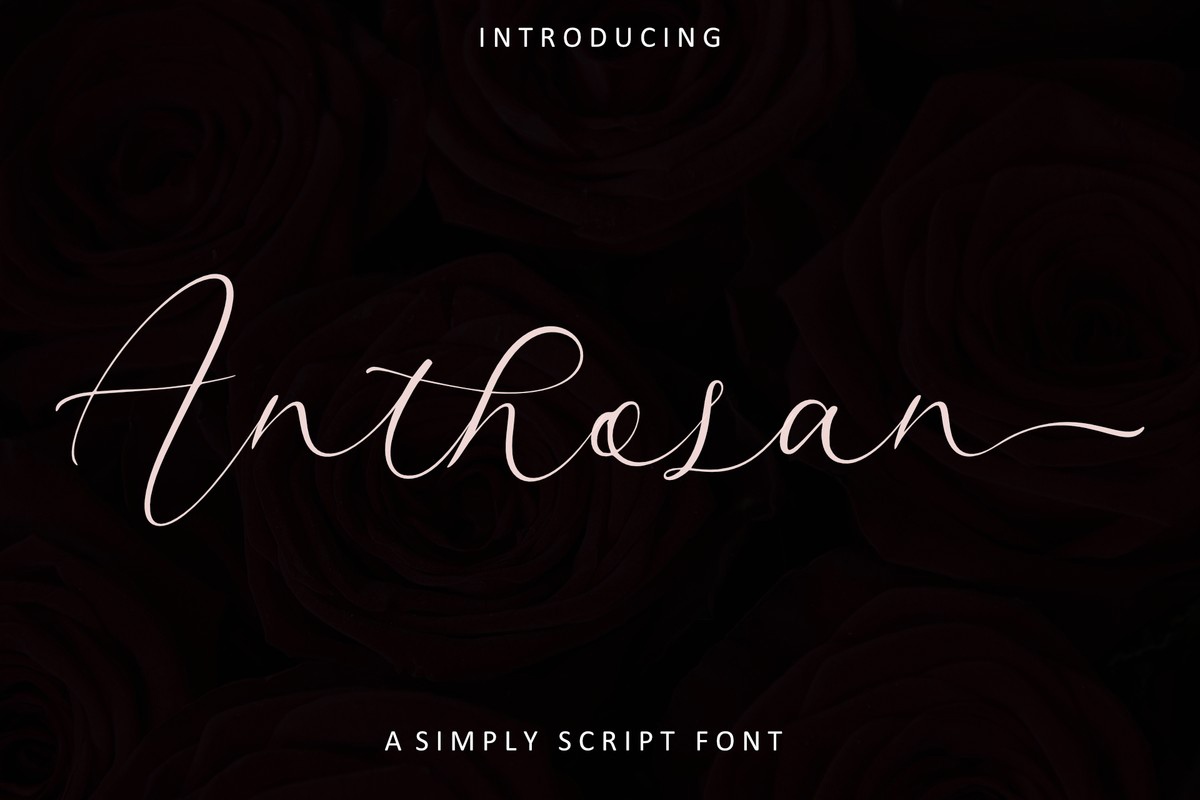 Anthosan Font